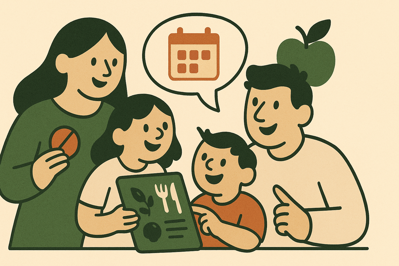 Neu in Famora: Medikamentenplan, Essen in der Nähe und Menüpläne für die ganze Familie
